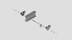 exploded view of trolley assignment